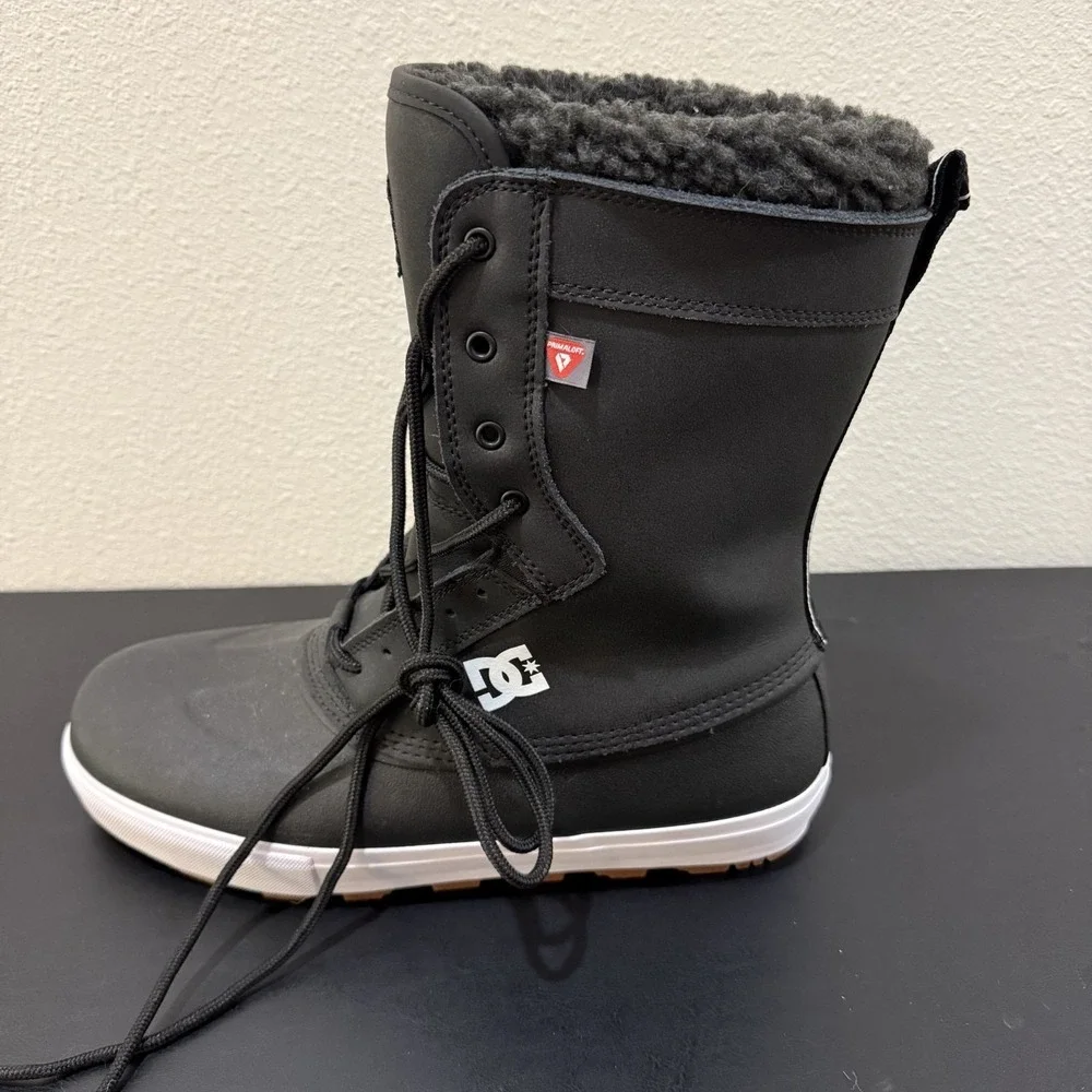 DC Reach Boots Men's US 11.5 Black Leather Insulated‎ ADYS300762 NWOT